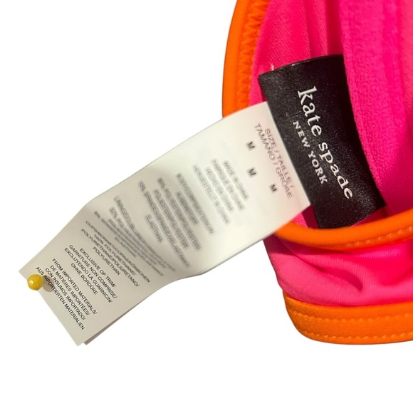 NWT KATE SPADE Vibrant Pink and Orange Bikini - Picture 3 of 5